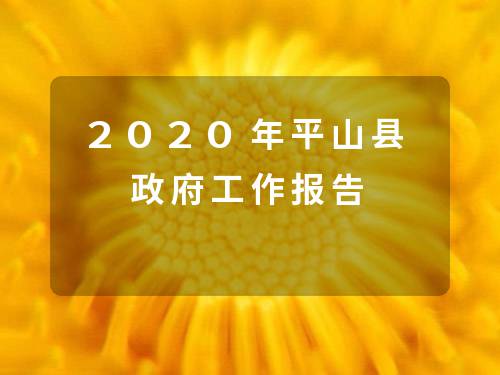 平山县数据和政务服务局最新发展规划深度探讨